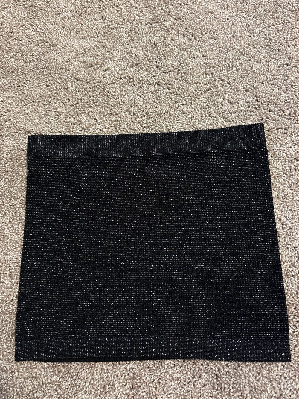 Out from under, urban outfitters black sparkly tube top